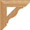 Ekena Millwork Funston Slat Rough Sawn Bracket, Western Red Cedar, 4"W x 18"D x 18"H BKT04X18X18FST06RWR - alternate 4